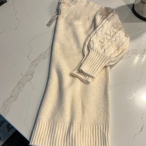 Cream Sweater Dress NWT